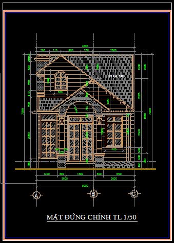 Bản vẽ thiết kế nhà cấp 4