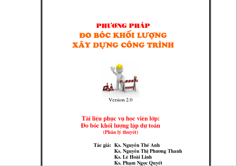 Phương pháp đo bóc khối lượng xây dựng công trình