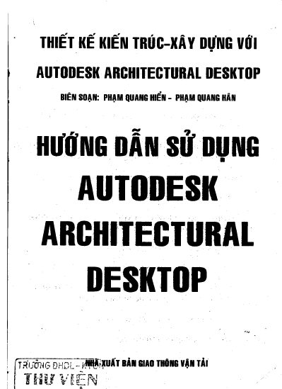 HƯỚNG DẪN SỬ DỤNG AUTODESK ARCHITECTURAL