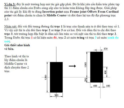 Insertion Point  Một tính năng hay của Etabs