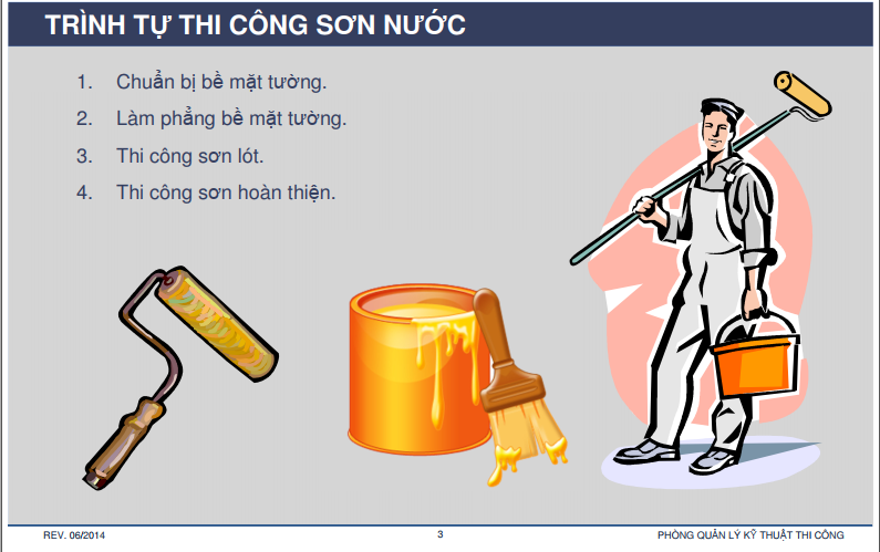 Biện pháp thi công sơn