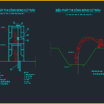 Bản vẽ Biện pháp thi công đóng cừ tràm