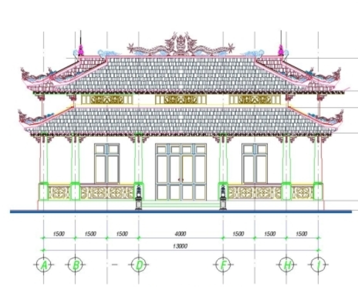 Bản vẽ thiết kế chùa Bảo Sơn