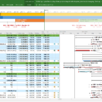 File mẫu tiến độ thi công chuẩn, đẹp, chuyên nghiệp – Tải miễn phí