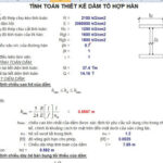 TÍNH TOÁN THIẾT KẾ DẦM TỔ HỢP HÀN