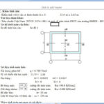 File EXCEL thiết kế sàn BTCT