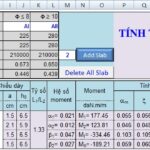 Bảng tính thép sàn