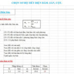 CHỌN SƠ BỘ TIẾT DIỆN DẦM ,SÀN, CỘT, VÁCH