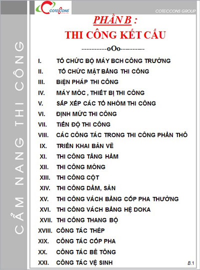 PHẦN B THI CÔNG KẾT CẤU