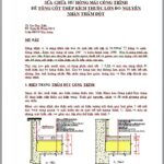 Sữa chữa hư hỏng mái công trình bê tông cốt thép kích thước lón do nguyên nhân thấm dột