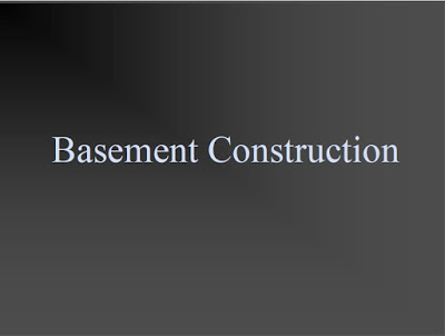 Basement Construction