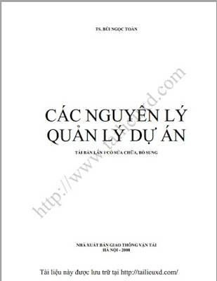 Các Nguyên Lý Quản Lý Dự Án – Bùi Ngọc Toàn