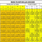 Tính tổ hợp nội lực Dầm Cột cho nhà BTCT