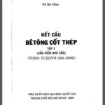 Kết cấu bê tông cốt thép tâp 2 – Võ Bá Tầm