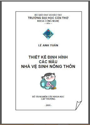 Thiết Kế Định Hình Các Mẫu Nhà Vệ Sinh Nông Thôn – Lê Anh Tuấn, 108 Trang