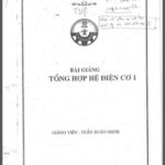 Bài giảng tổng hợp hệ điện cơ 1