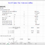 FILE EXCEL TÍNH TOÁN KHUNG XƯỞNG