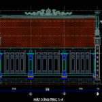 Bản vẽ autocad chi tiết nhà thờ gia đình