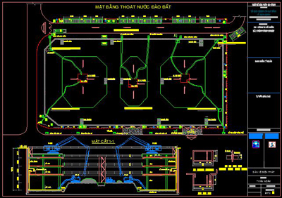 Bản vẽ biện pháp thi công chi tiết phần ngầm