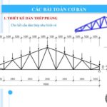 Thiết kế dàn thép phẳng