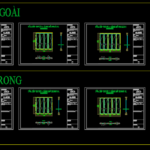 Mẫu thư viện autocad cửa sắt nhôm xinfa
