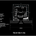 Bản vẽ biện pháp thi công file autocad