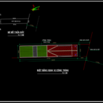 Bản vẽ kiến trúc kết cấu nhà cấp 4 có gác lửng 5m