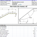 BẢNG TÍNH CẦU THANG 2 VẾ