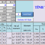 [Bảng tính] File Excel bảng tính cốt thép Dầm Sàn theo TCVN 5574-2012