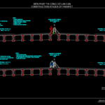 Bản vẽ thiết kế biện pháp thi công bờ bo lan can cầu dầm chữ I BTCT chi tiết