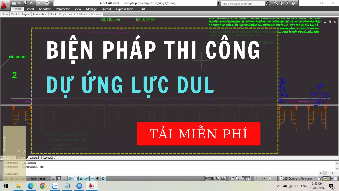 Biện pháp thi công dự ứng lực DUL