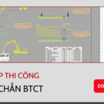 Biện pháp thi công và bản vẽ Tường chắn BTCT