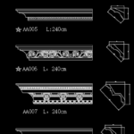 Bộ thư viện phào chỉ autocad cực đẹp