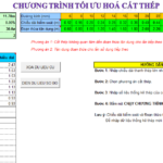 Chương trình tối ưu hóa cắt thép