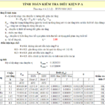 TÍNH TOÁN KIỂM TRA ĐIỀU KIỆN P-DELTA CHO NHÀ CAO TẦNG – TCVN 9386:2012