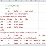 EXCEL TÍNH TƯỜNG CHẮN