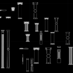 File cad hoa văn, họa tiết phù điêu mẫu