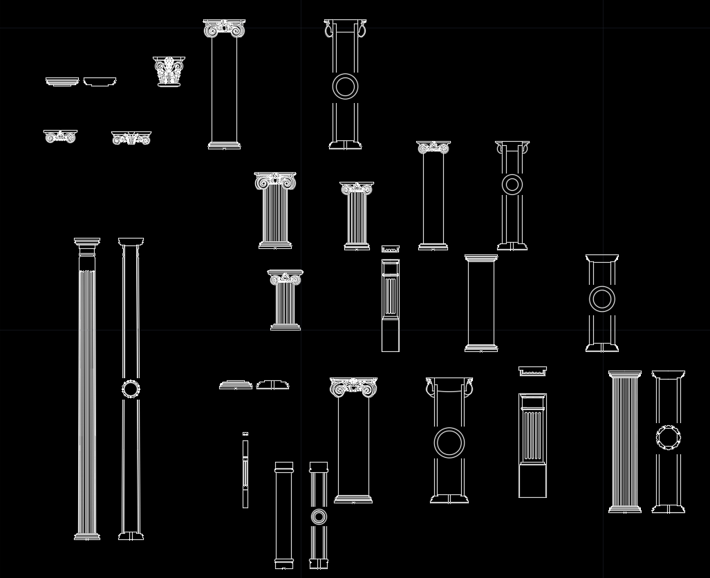 File cad hoa văn, họa tiết phù điêu mẫu