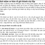 Kế toán giá thành xây dựng