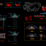 Thư viện autocad chi tiết đình chùa rất đẹp và đầy đủ