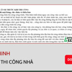 Thuyết minh biện pháp thi công nhà